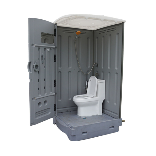 outdoor portable toilet hdpe plastic ceramic flush toilet shower a1