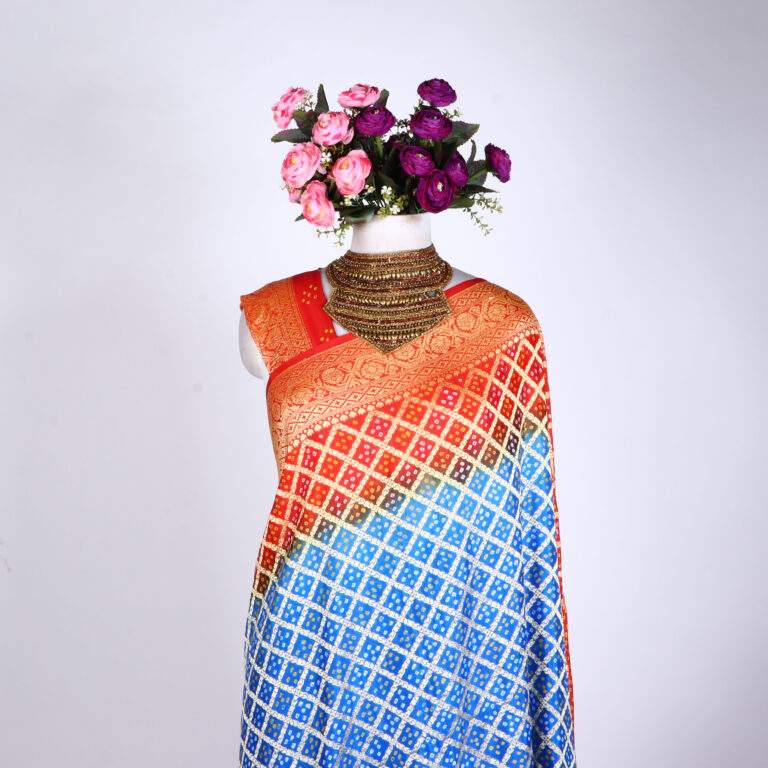pure silk bandhani sarees online 768x768
