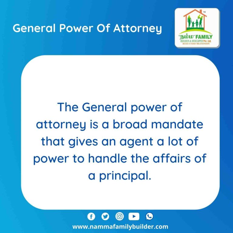 Namma Family Builder - Power Of Attorney