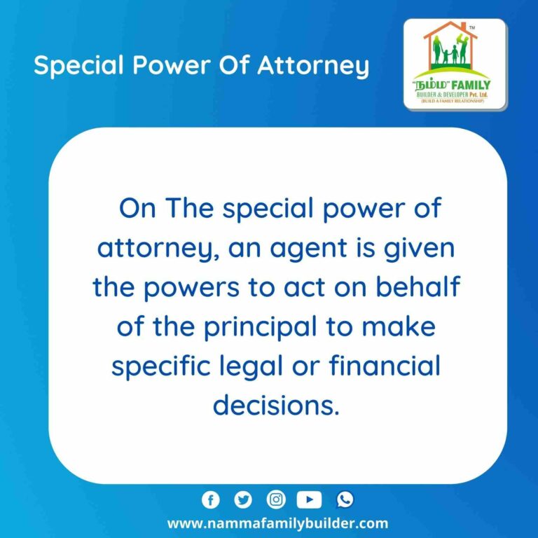 Namma Family Builder - Power Of Attorney