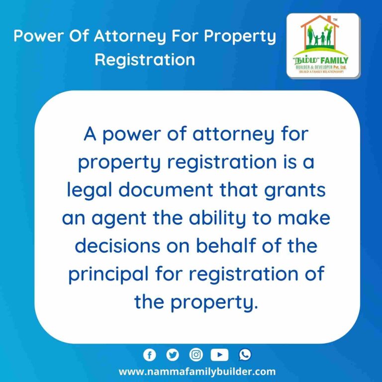 Namma Family Builder - Power Of Attorney