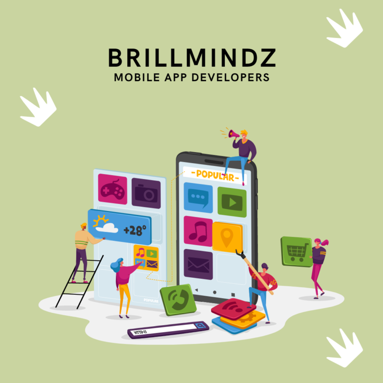 Group Of People Working Illustration Instagram Post 768x768