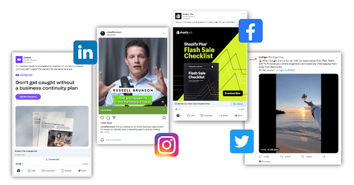 digital advertising socia media ad examples